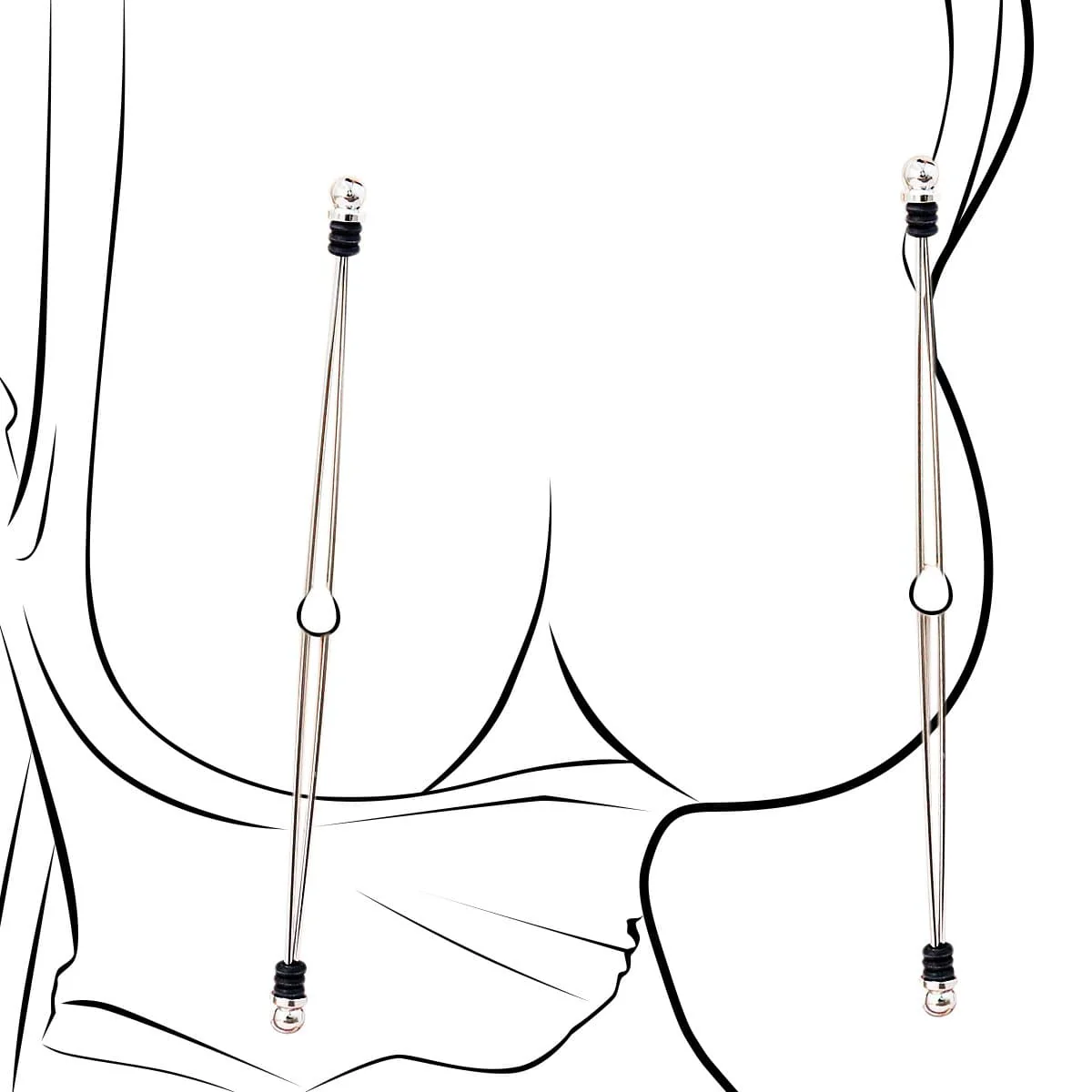 1886MQ Titilizer Nipple Bar Clamps - Image 3