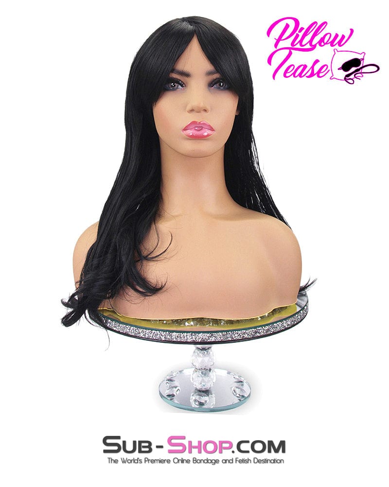 9956AE      Trixie 20" Long Black Straight Wig - Image 6