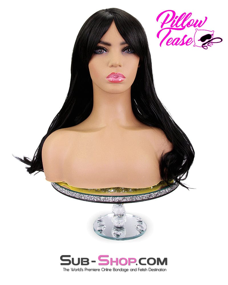 9956AE      Trixie 20" Long Black Straight Wig - Image 7