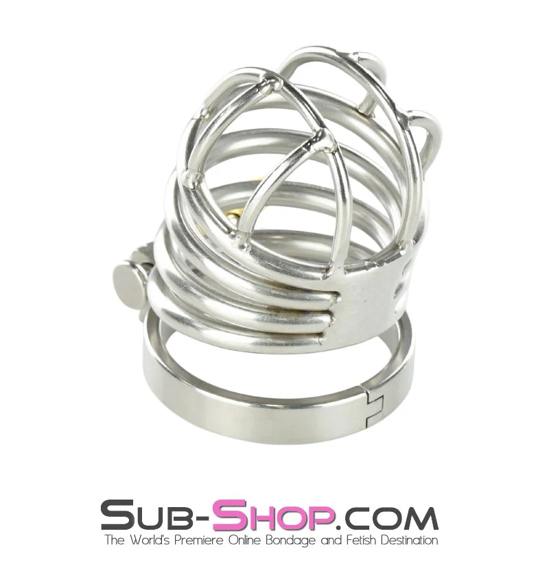 7154AR Un-Erector Set Locking Steel Male Chastity Device - Image 3