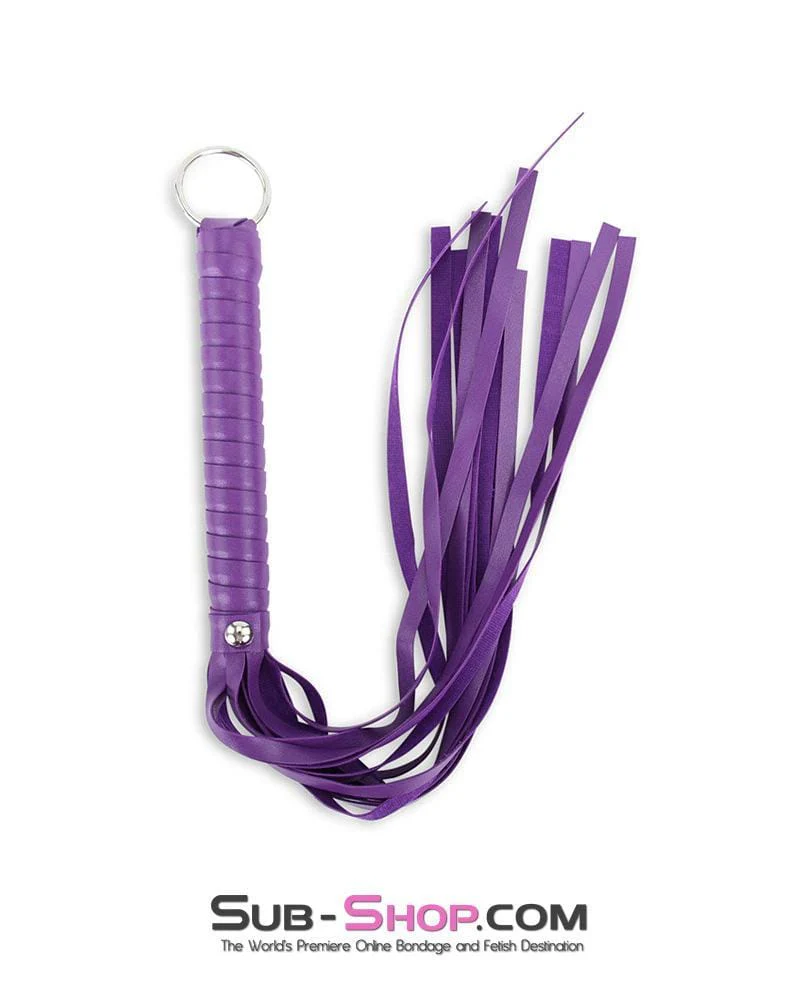 7798MQ Vegan Leather Purple Seduction Whip š„ FINAL CLEARANCE ā Last Chance! - Image 11