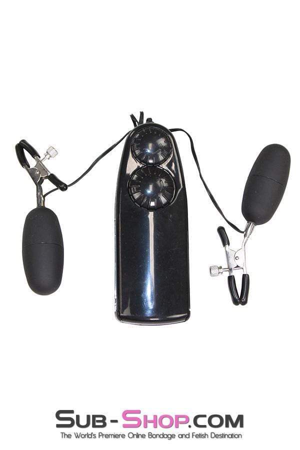 2269RS Vibrating Black Wicked Style Nipple Clamps - Image 2