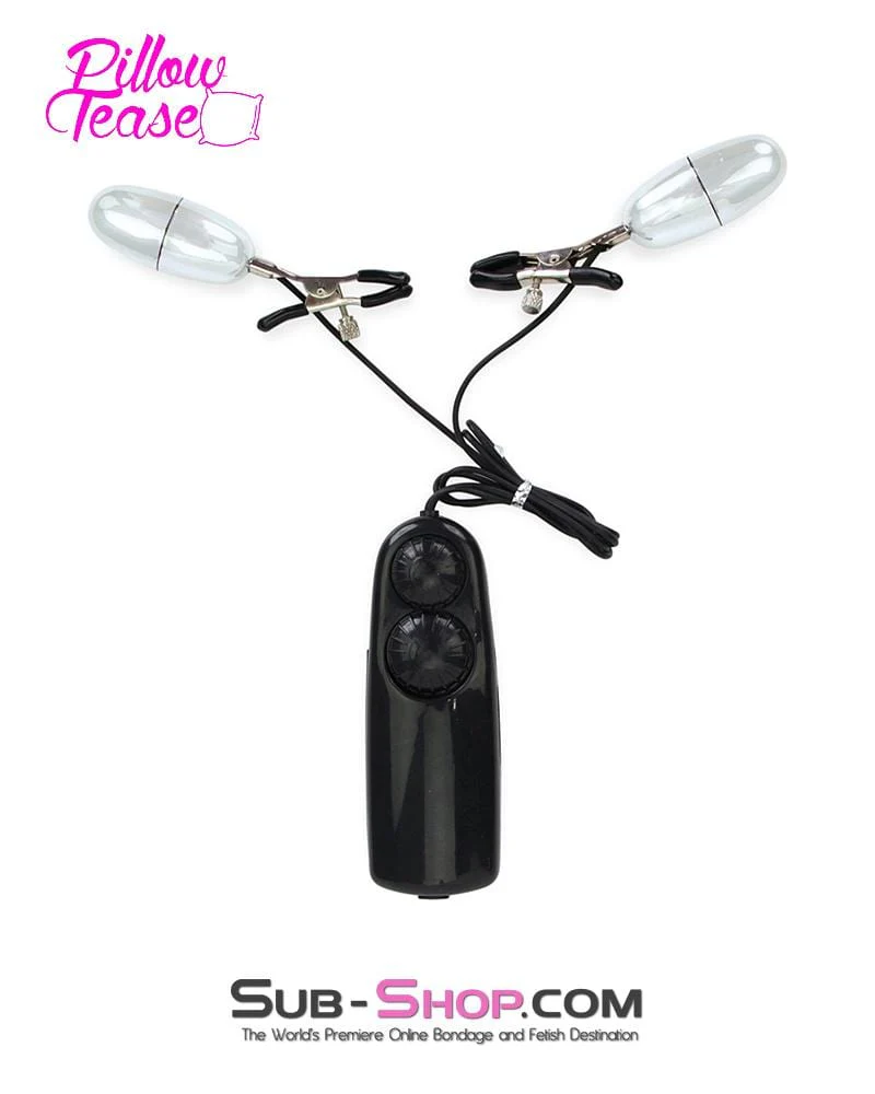 2269RS Vibrating Black Wicked Style Nipple Clamps - Image 9
