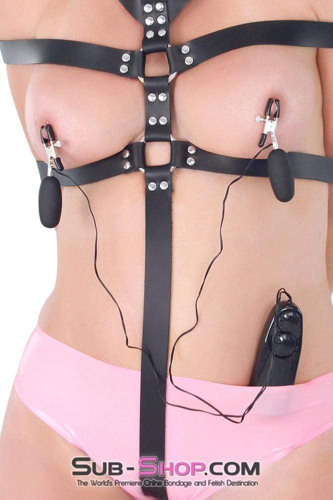 2269RS      Vibrating Black Wicked Style Nipple Clamps - MEGA Deal - Image 4