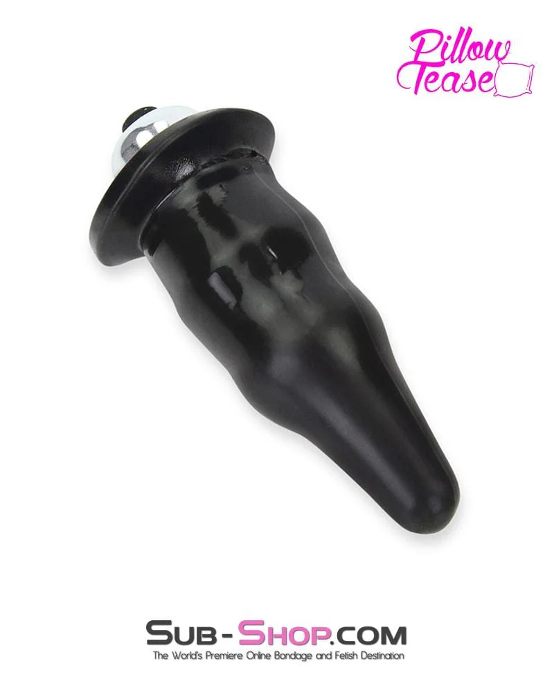 3765S Vibrating Mini Beginner Butt Plug with Removable Buzzing Bullet - Image 2