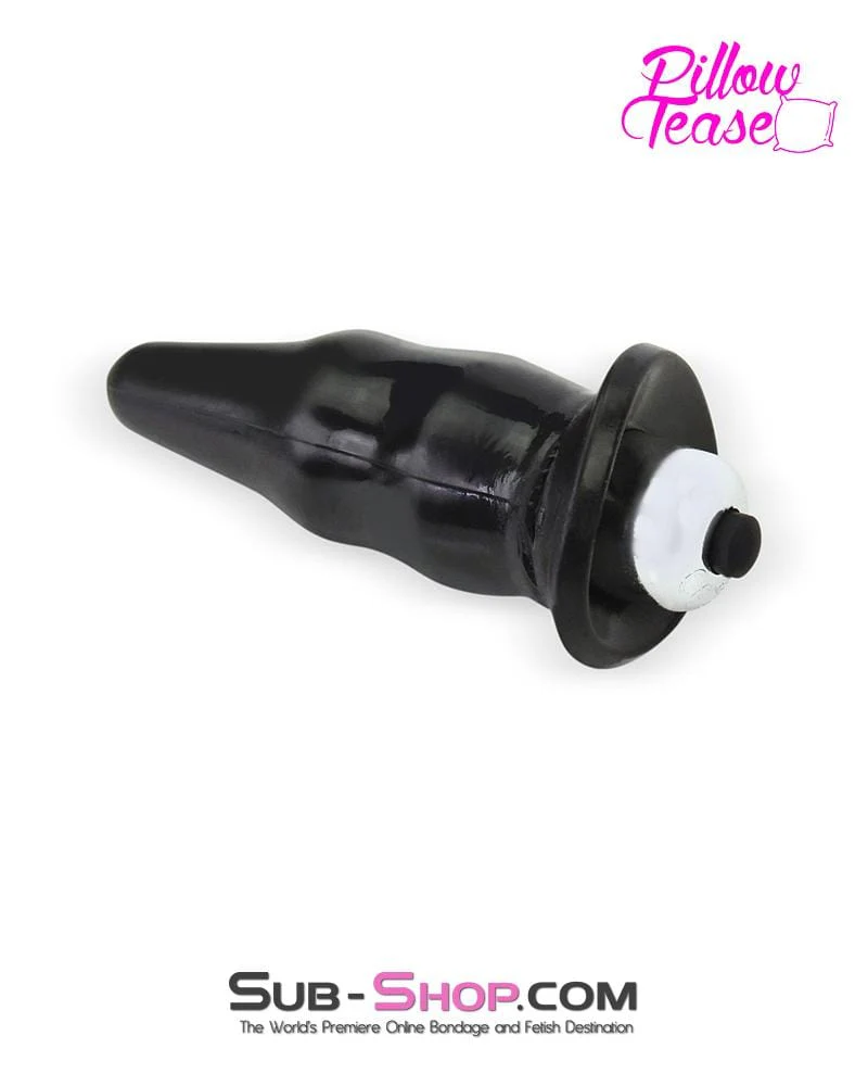 3765S Vibrating Mini Beginner Butt Plug with Removable Buzzing Bullet - Image 4