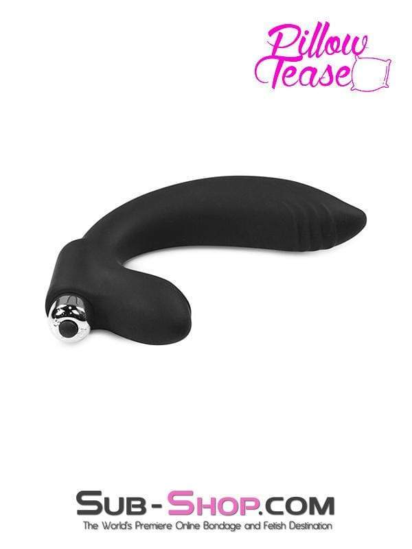 2343M-SIS      Vibrating Silicone Sissy Bimbo Prostate Massager with Perineum Stimulator - Image 3