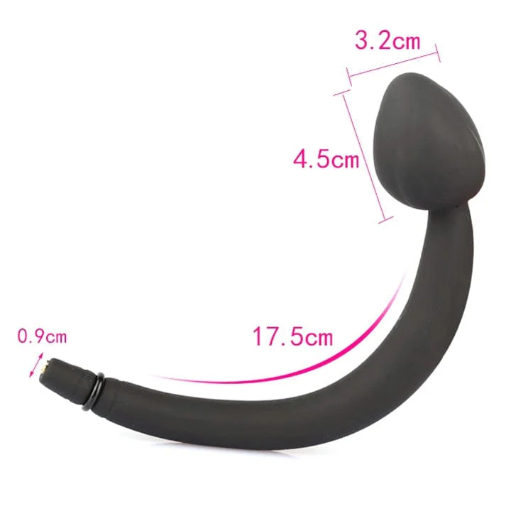 7344M      Vibro Ball Inflatable Silicone Plug with Removeable Hose Pump - Image 7