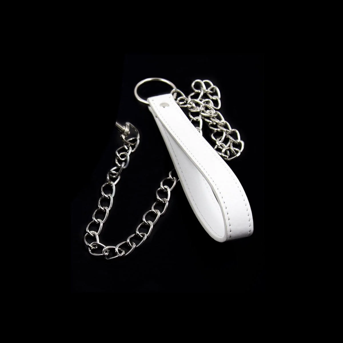 2926MQ      White Handle Chained Bondage Leash ✨ BLACK FRIDAY LIMITED TIME DEAL✨ LAST CHANCE - Image 2
