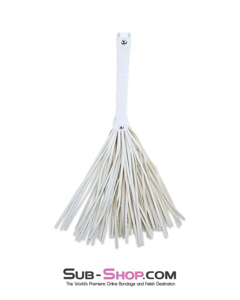 2507MQ White Heavy Vegan Leather Whip - Image 9