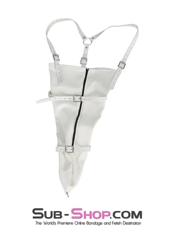 7001M White Zippered Armbinder with Locking Straps - Image 15