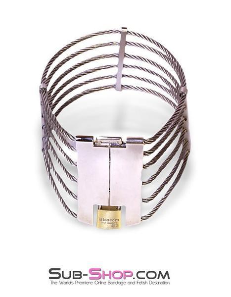 7025M Wired for Love Locking Steel Cable Collar - Image 12