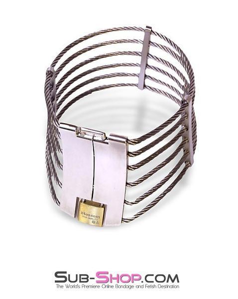 7025M Wired for Love Locking Steel Cable Collar - Image 9