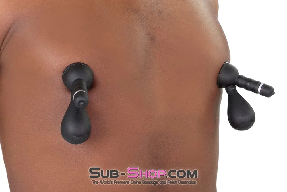 7809M Wireless Waterproof Vibrating Nipple Suction Cups with Stimulators, Set of 2 - Image 2