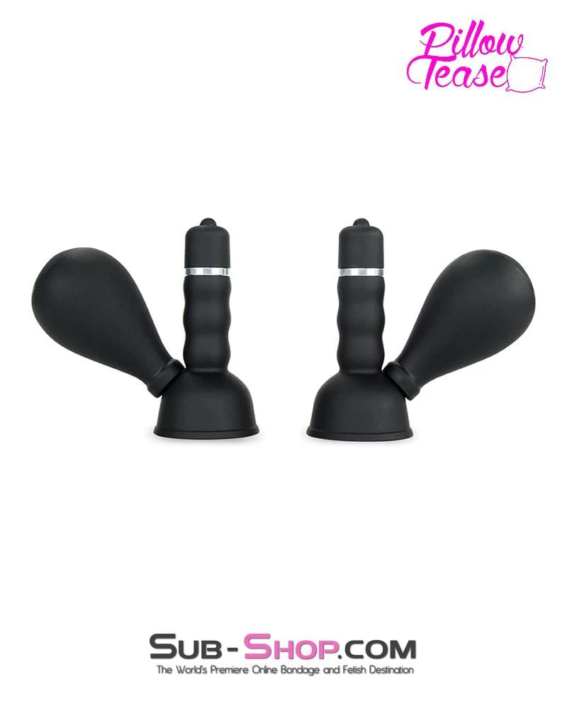 7809M Wireless Waterproof Vibrating Nipple Suction Cups with Stimulators, Set of 2 - Image 3