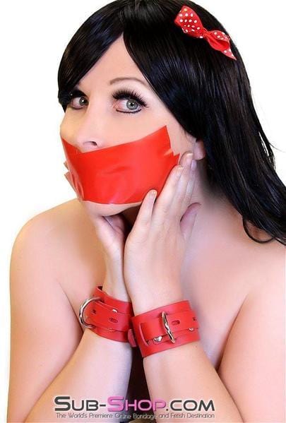 4712A World's Best Gag Tape, Red - Image 6