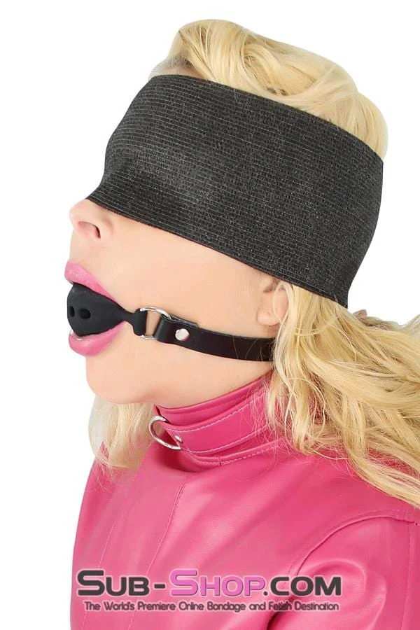 5745A Wrap-Sure Self Adhesive Bondage and Gag Wrap, Black - Image 6