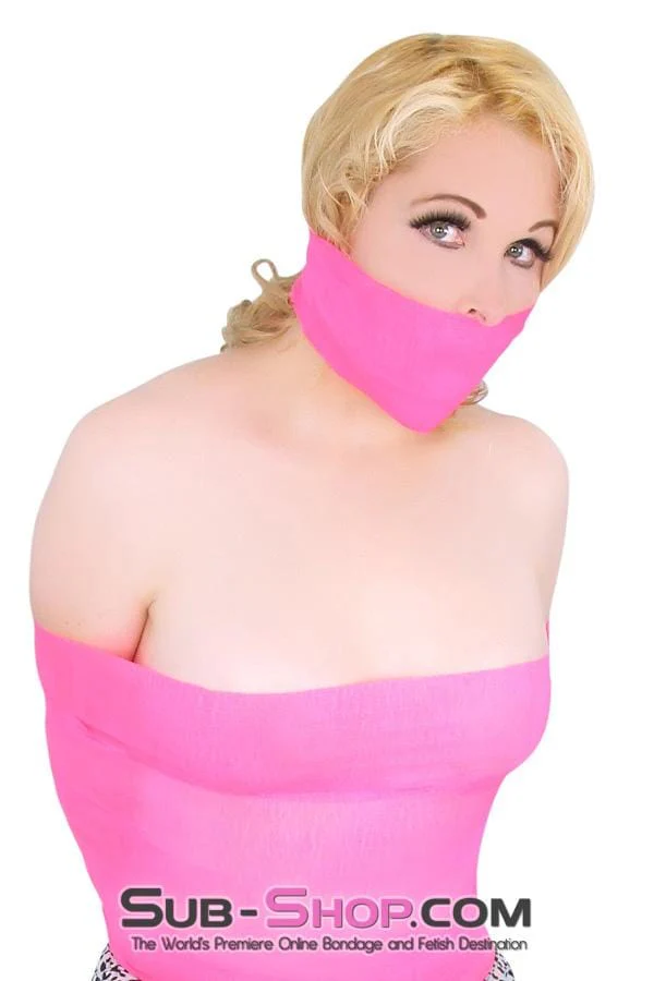 5748A Wrap-Sure Self Adhesive Bondage and Gag Wrap, Pink - Image 6