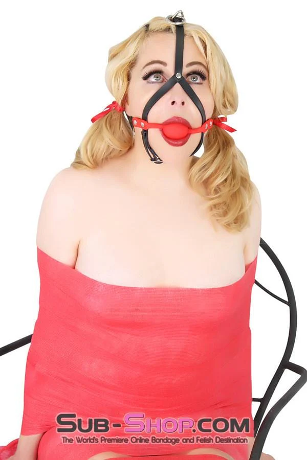 5746A Wrap-Sure Self Adhesive Bondage and Gag Wrap, Red - Image 15