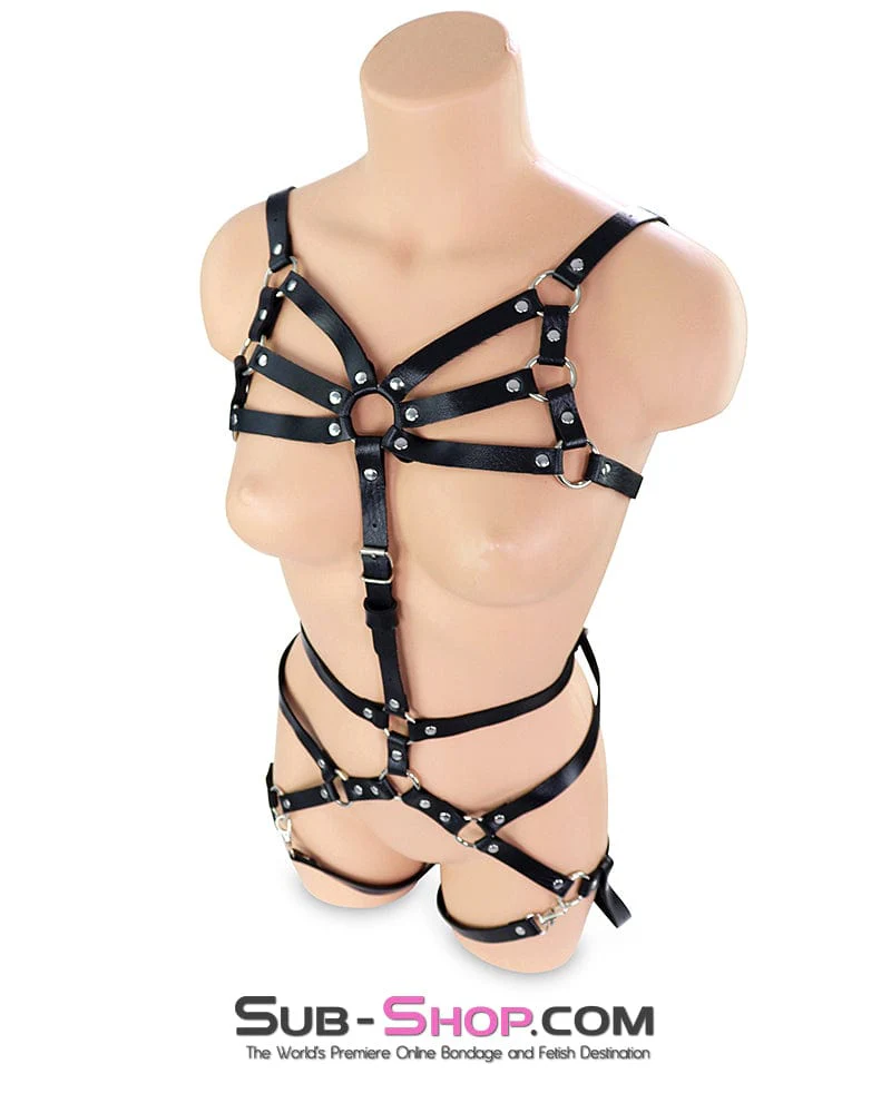6888DL Yes Mistress Female Bondage Body Harness - Image 10