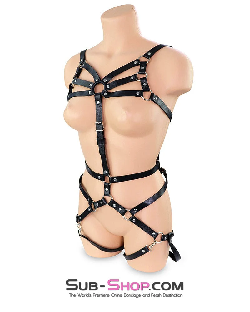 6888DL Yes Mistress Female Bondage Body Harness - Image 8